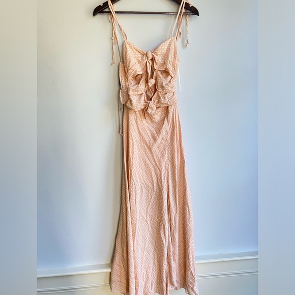 Sundays Soho peach ruffle dress XS - Picture 4 of 7